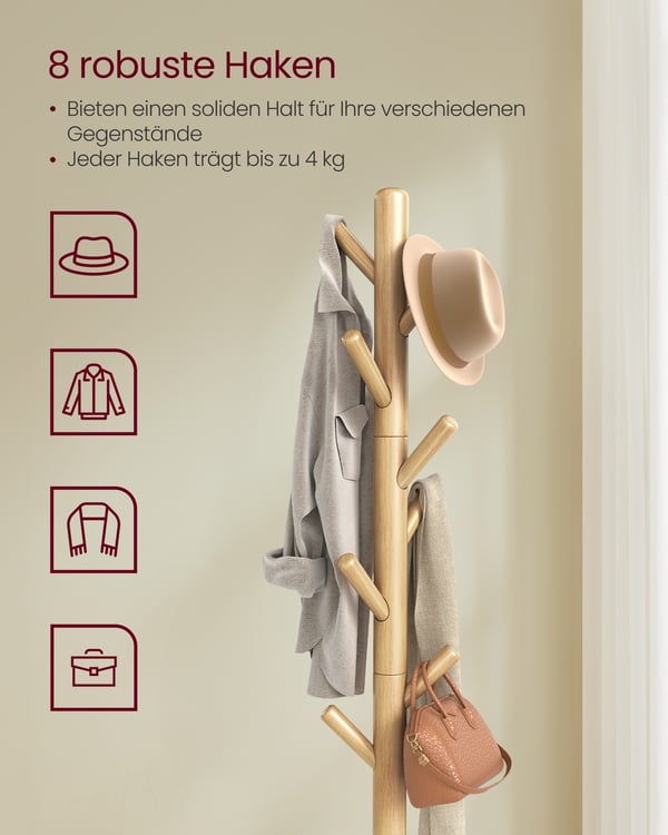 Kleshenger, 34,7x34,7x170,5 cm, Beige