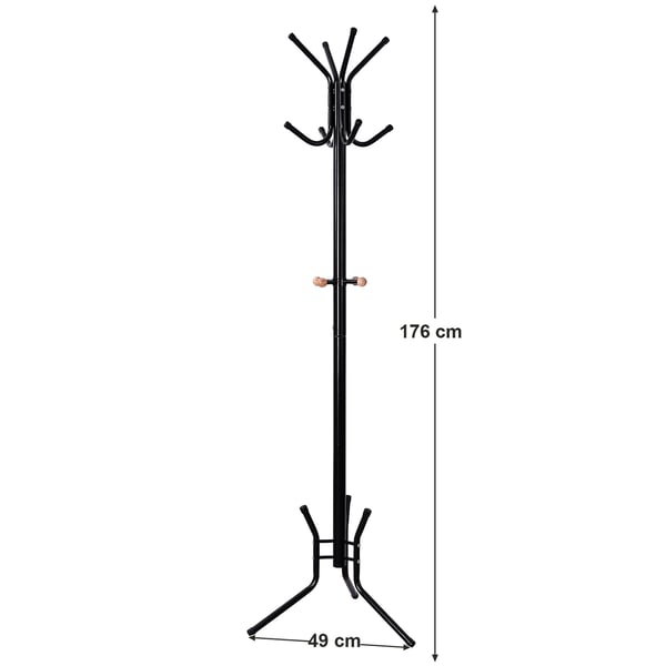 Klädställ, 176 cm, Svart, Star
