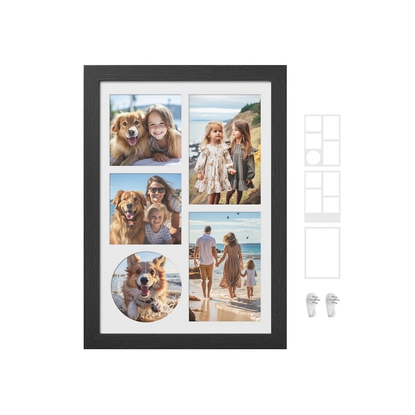 Fotoramme, 36,5x26 cm, Svart