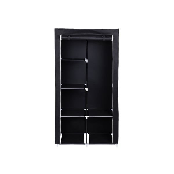 Garderobe, stofgarderobe, 88x45x170 cm, sort