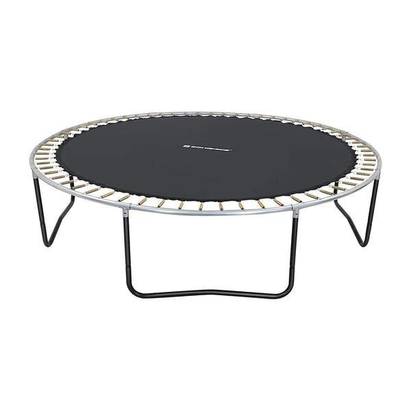Trampolin Hoppebund, 202 cm Diameter, Sort