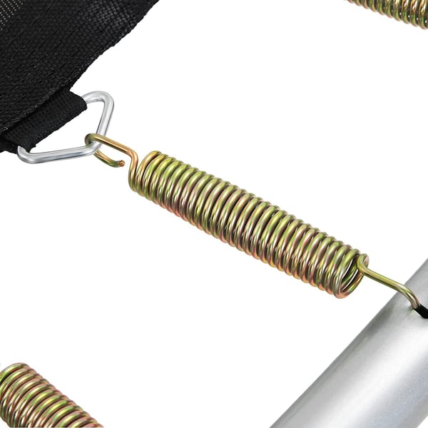 Trampolin Hoppebund, 202 cm Diameter, Sort