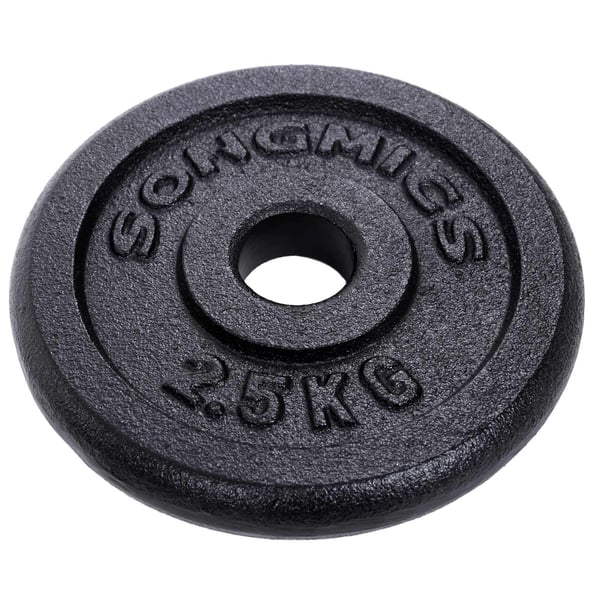 Dumbbellsett, Støpejern, 40 kg, Svart