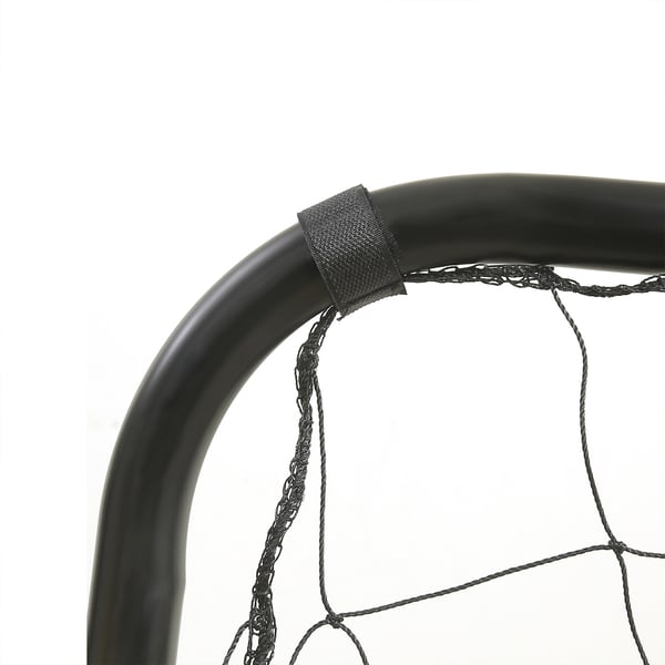 Fotballmål, 215x76x150 cm, Svart