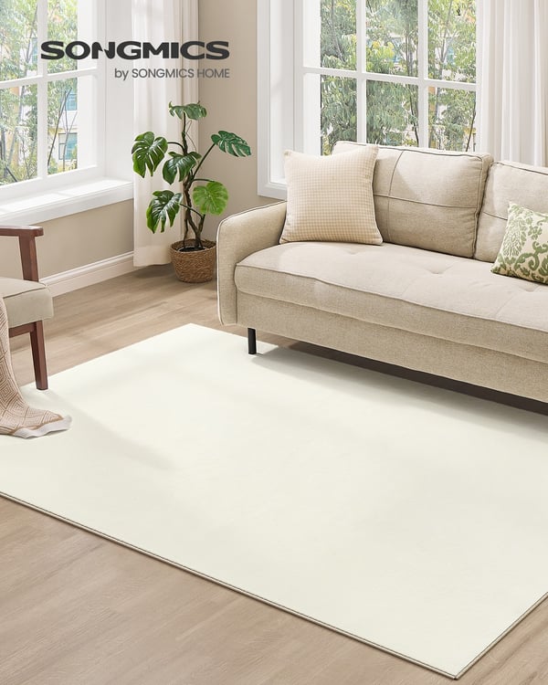 Matta, 160x230 cm, Krämvit