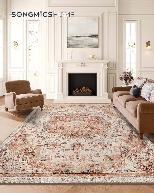 Vintage tæppe, 160 x 230 cm, brun