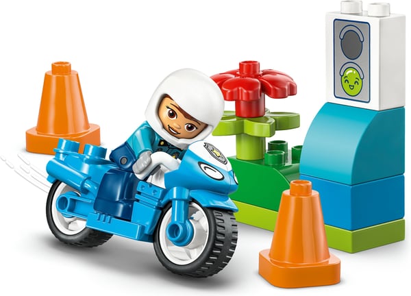 LEGO DUPLO Town 10471 Blå polis motorcykel