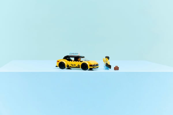 LEGO City Stora fordon 60487 Gul taxi