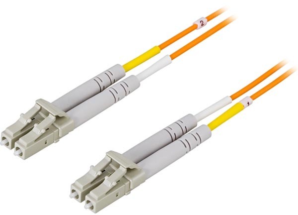 DELTACO LC-LC MM OM1 1,5 m -fiberkabel
