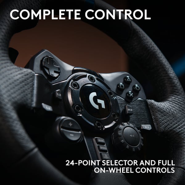 Logitech G923 TRUEFORCE Racing Wheel -rattkontroll och pedaler, PS5/PS4/PC