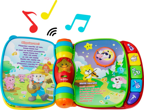 Vtech Baby Musikalsk ranglet bog, FI