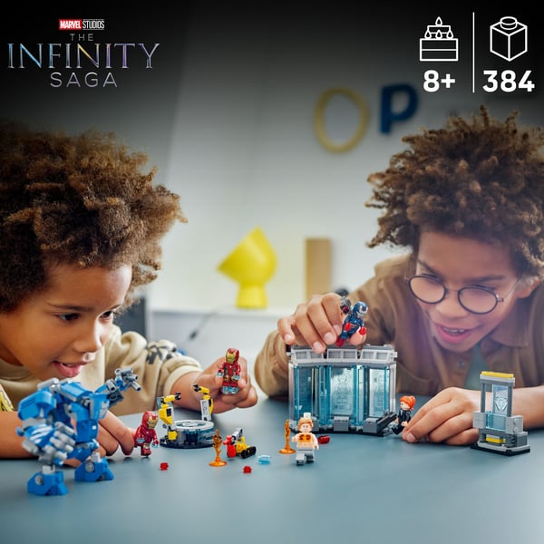 LEGO Super Heroes Marvel 76315 – Iron Mans laboratorium – Rustningsrum