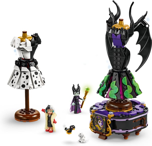 LEGO Disney Classic 43262 – Maleficents og Cruella De Vils kjoler