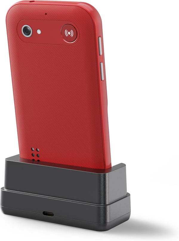 Doro Leva L11 -standardtelefon, rød