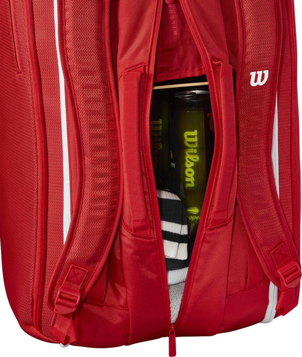Wilson Super Tour 15-pack racketväska, röd