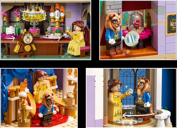 LEGO Disney Princess 43263 Skönheten och Odjurets slott