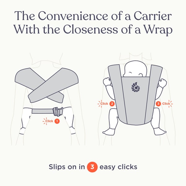 Ergobaby Embrace Soft Air Mesh bärsele, grå
