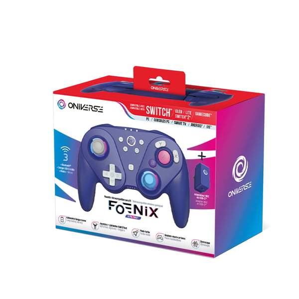 Oniverse Foenix trådlös kontroll, lila, Switch / Switch 2