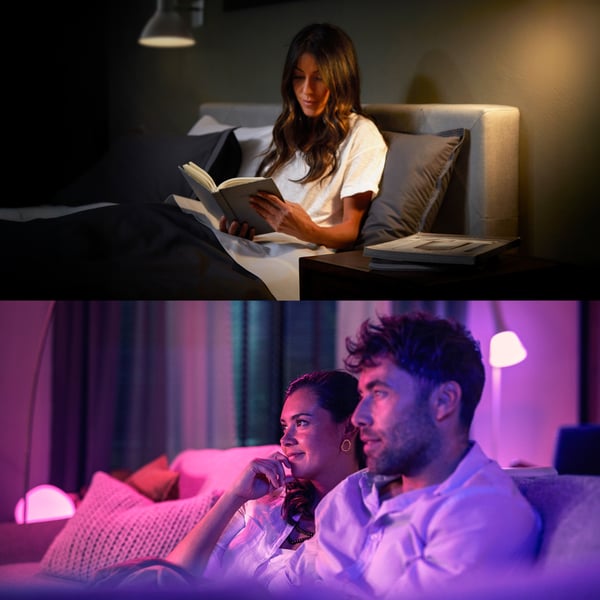 Philips Hue Essential startpaket, 3 st GU10-smartlampor