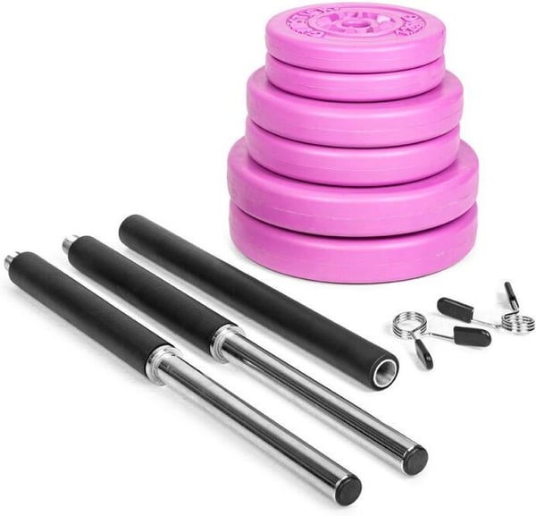 Gymstick Pump Set - vægtstangssæt, 20 kg