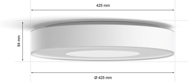 Philips Hue Xamento L -smart taklampa, stor, vit