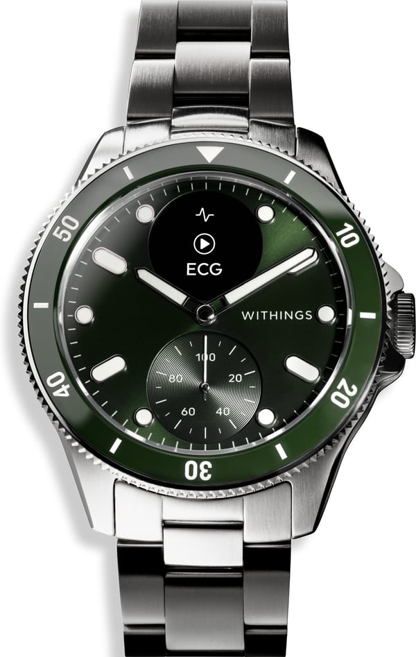 Withings Scanwatch Nova -smartwatch, 42 mm, grøn