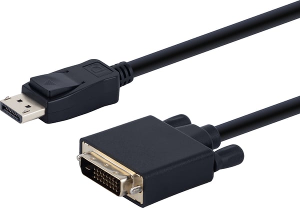 Fuj:tech Displayport - DVI -adapterkabel, 2m