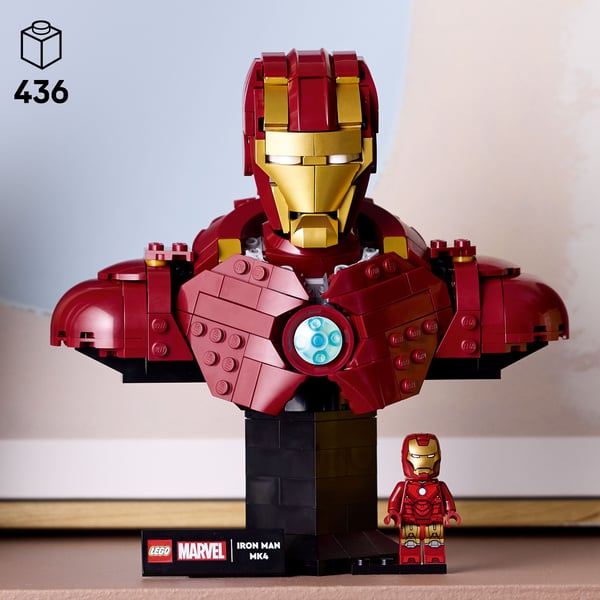 LEGO Super Heroes Marvel 76327 Iron Man MK4 bröstbild