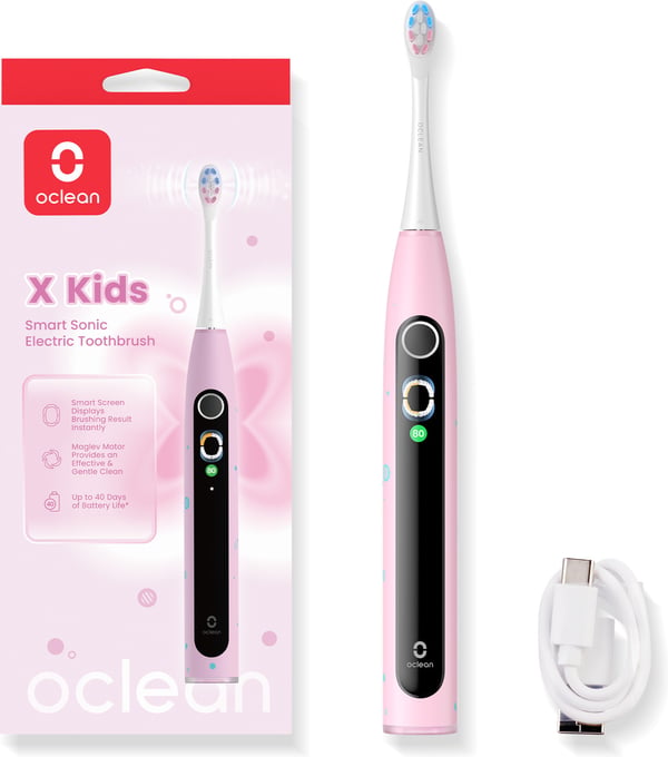 Oclean X Kids eltandborste, rosa Oclean X Kids eltandborste, rosa