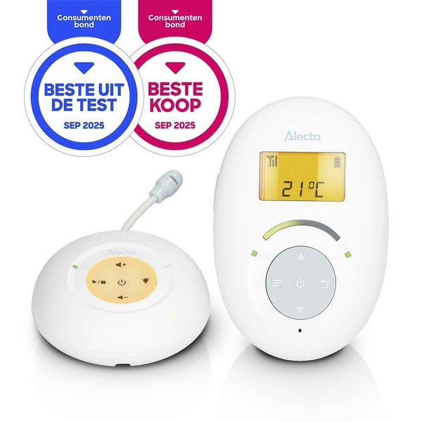 Alecto DBX120 Full Eco DECT babyvakt vit/blå