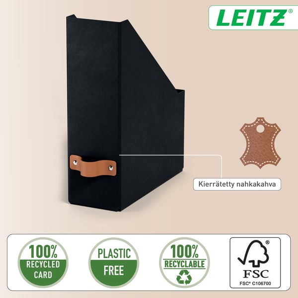 Leitz Puro tidskriftssamlare, 2 st, svart