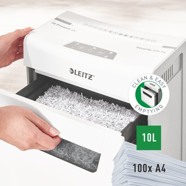 Leitz IQ Protect 6-papirskærer, P4