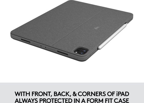 Logitech Combo Touch -tastatur/beskyttelsesskal, 12,9" iPad Pro (5. og 6. generation)