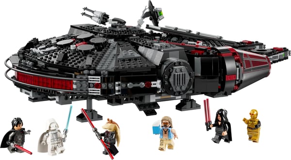 LEGO® Star Wars™ The Dark Falcon Bygbar legetøjsfartøj 75389