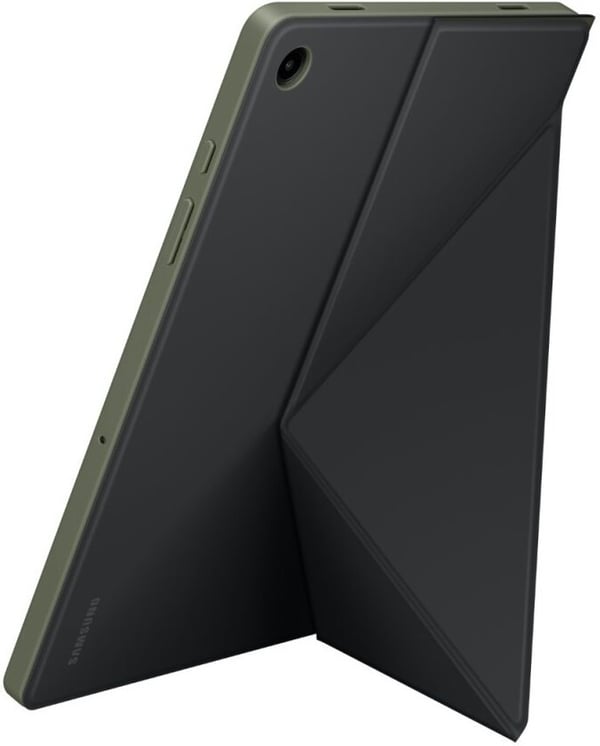 Samsung Galaxy Tab A9+ Book Cover -skyddsfodral, svart