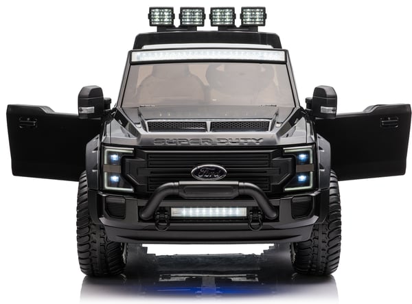 Ford Duty F450 -elbil, svart