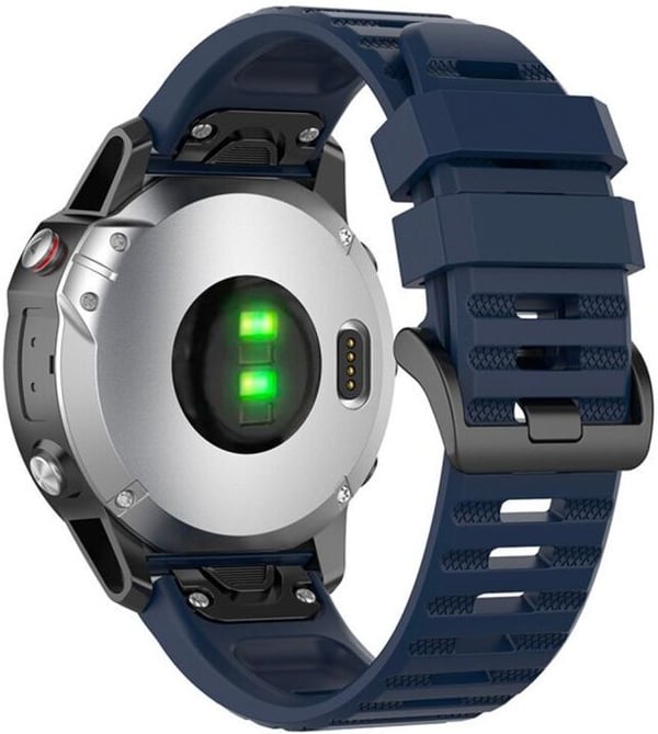 Fixed QuickFit silikonarmband, 22 mm, blå