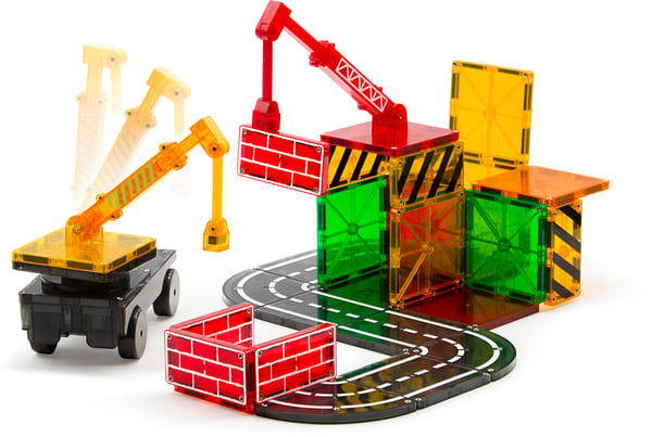 MAGNA-TILES Builder - magnetbyggsats, 32 delar