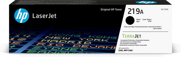 HP 219A -tonerpatron, sort