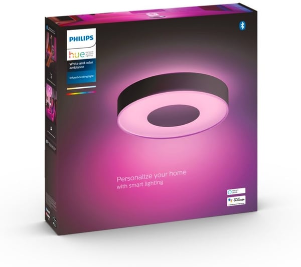 Philips Hue Infuse M -smart taklampa, svart