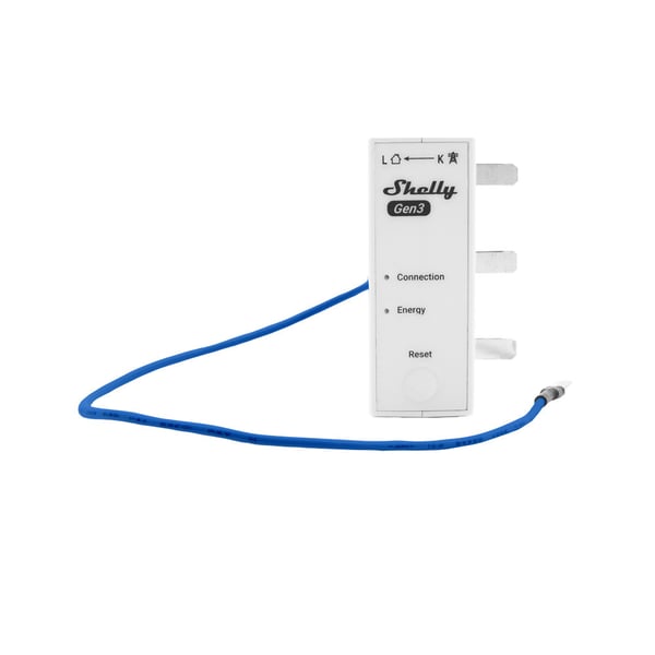 Shelly 3EM-63T Gen3 energimätare för WiFi-nätverk