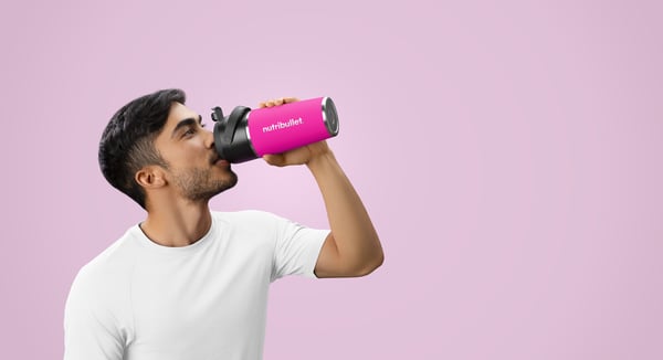 Nutribullet FLIP NBP016MA bärbar mixer, magenta