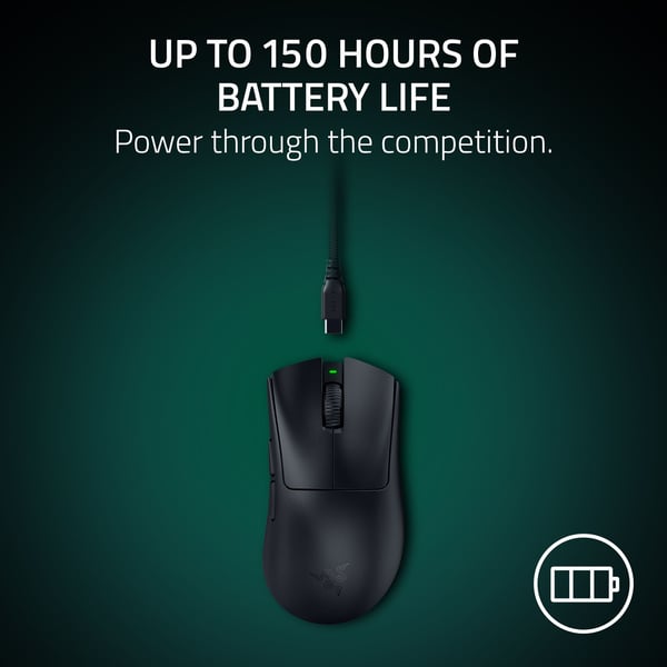 Razer Deathadder V4 Pro trådlös spelmus, svart