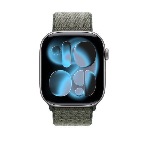 Apple Watch 46 mm skogsgrön Sport Loop armband
