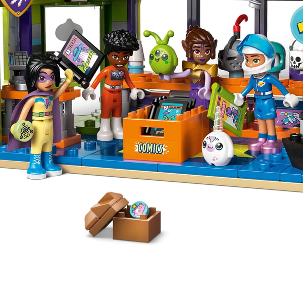 LEGO Friends 42674 - Serietidnings- och spelbutik