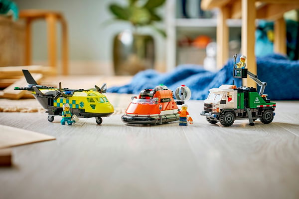 LEGO City Great Vehicles 60505 Flygplan, servicebil och svävare