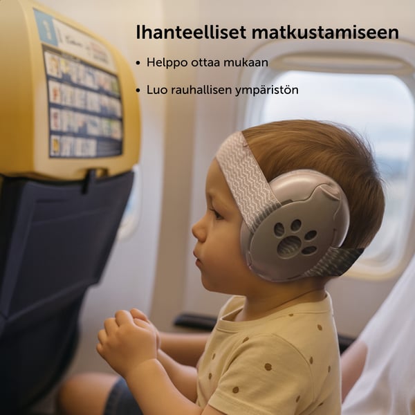 Zazu Hörselskydd för bebisar och småbarn, beige