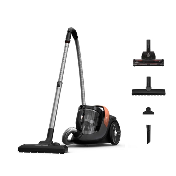 Tefal X-Trem Cyclonic Max Deep Clean dammsugare, påslös, svart