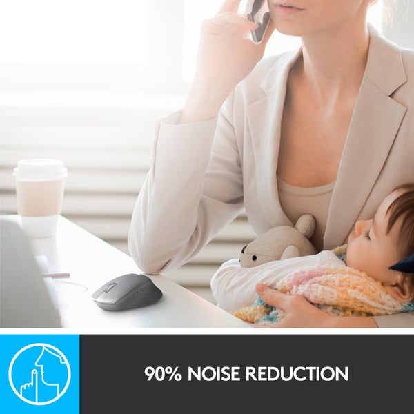Logitech M330 Silent Plus -mus, blå