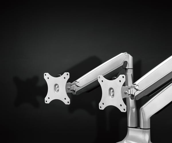 Mozi Dual Display Gas Spring Desk Stand - skrivbordstativ för två skärmar